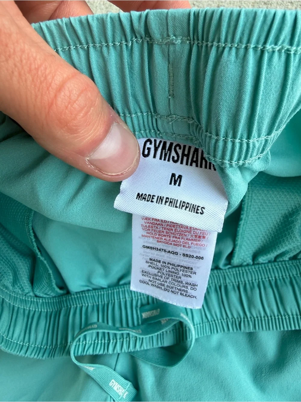 Gymshark men’s size